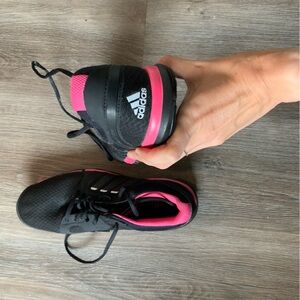Black and Pink Adidas Adipure